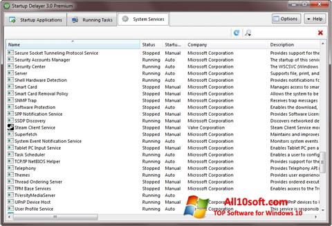 Screenshot Startup Delayer Windows 10