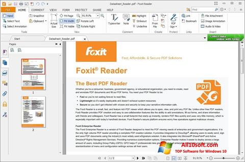 Screenshot Foxit Reader Windows 10