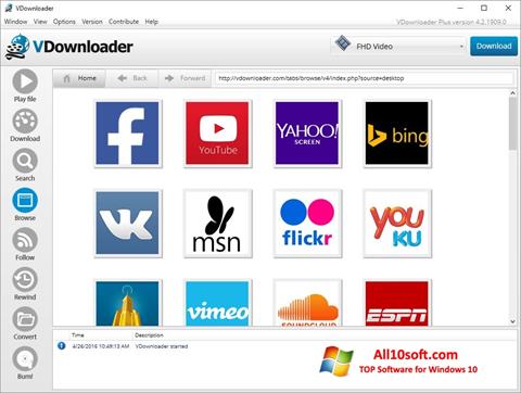 Screenshot VDownloader Windows 10