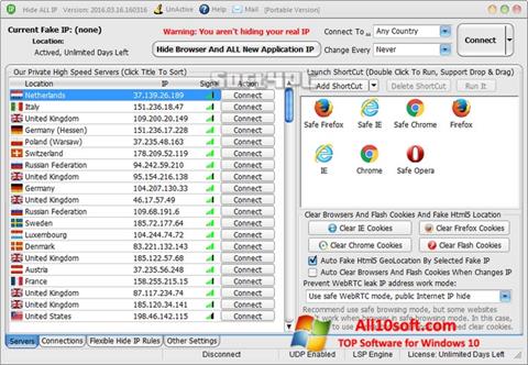 Screenshot Hide ALL IP Windows 10