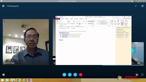 Screenshot Skype for Business Windows 10