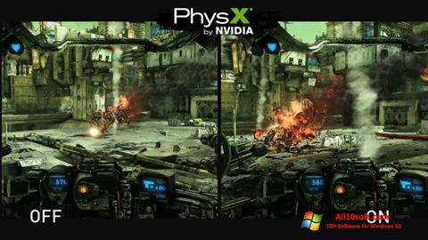 Screenshot NVIDIA PhysX Windows 10