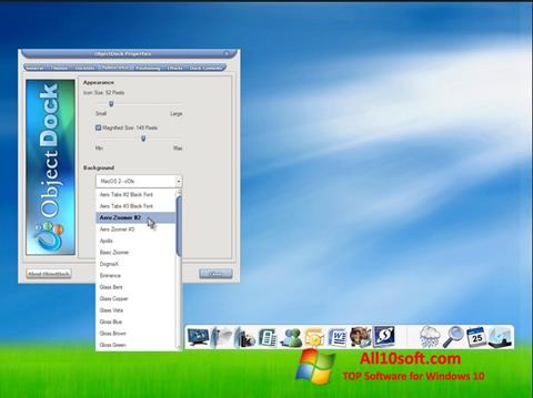 Screenshot ObjectDock Windows 10